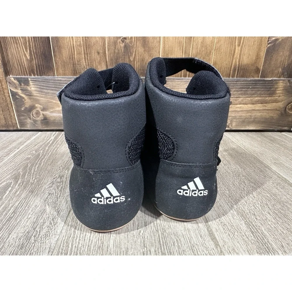 Adidas HVC‎ 2 Wrestling Shoes NWOB Men's Size 14.5 Black White Lightweight